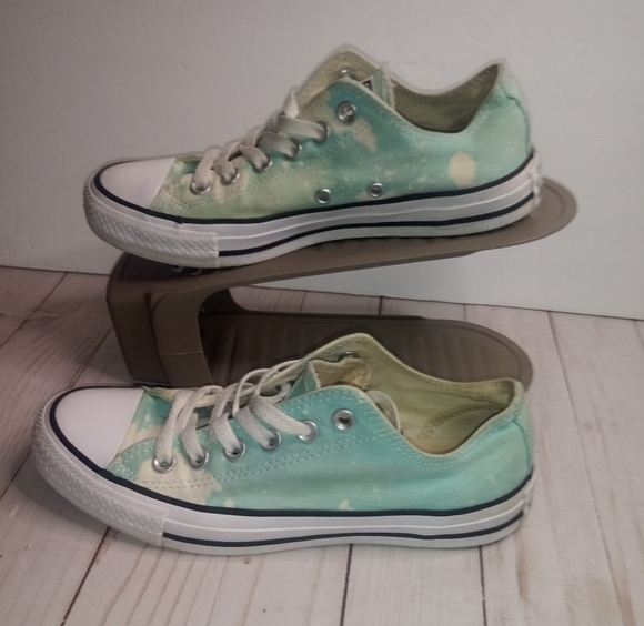 Converse low top Mint green bleached sneakers - Picture 13 of 16
